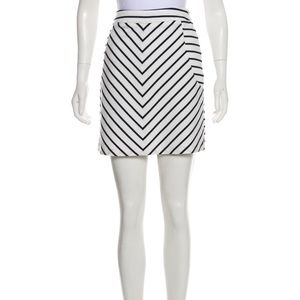 Cynthia Rowley Stripe Mini Skirt Size US 2